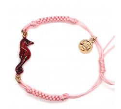 bracciale cavalluccio fucsia