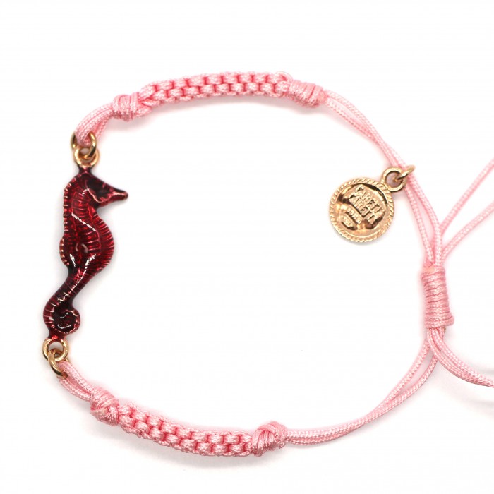 bracciale cavalluccio fucsia