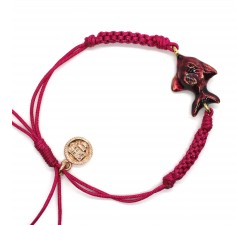 bracciale pesciolino fucsia