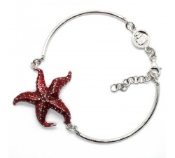 bracciale cerchi stella marina onda